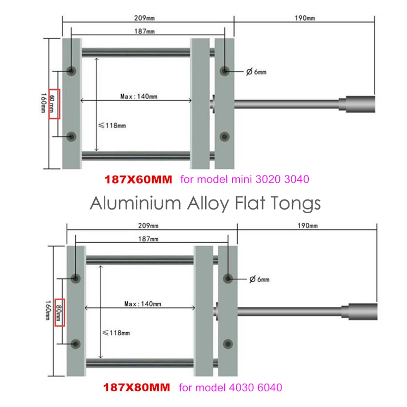Плоские щипцы от производителя винт 160 мм точный параллельный захват простые