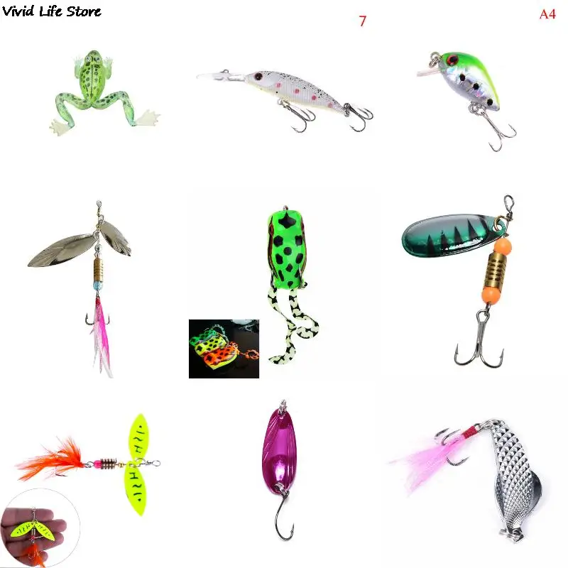 

1Pc Soft Fishing Lure Quality Minnow Lure 3D Eyes Plastic Hard Bait Pesca Artificial Jig Wobblers Crankbait Fishing Bait 41Style