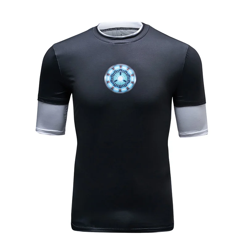 

Летняя мужская футболка с коротким рукавом и цифровой печатью