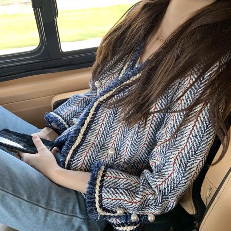 Весна 2021 маленькое пальто в стиле ретро женская одежда онлайн-стиле Rac | Женская