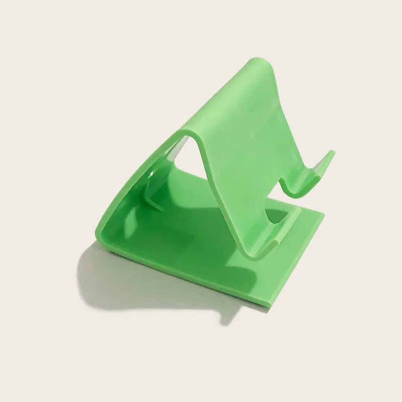 

New green adjustable mobile phone holder, folding mobile phone holder, portable phone / tablet desktop shelf base
