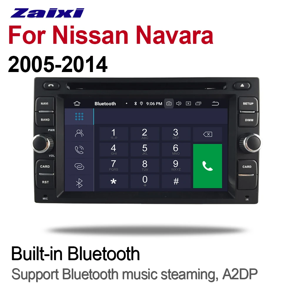 Для Nissan Navara 2005 ~ 2014 Android Автомобильные аксессуары мультимедийный DVD-плеер