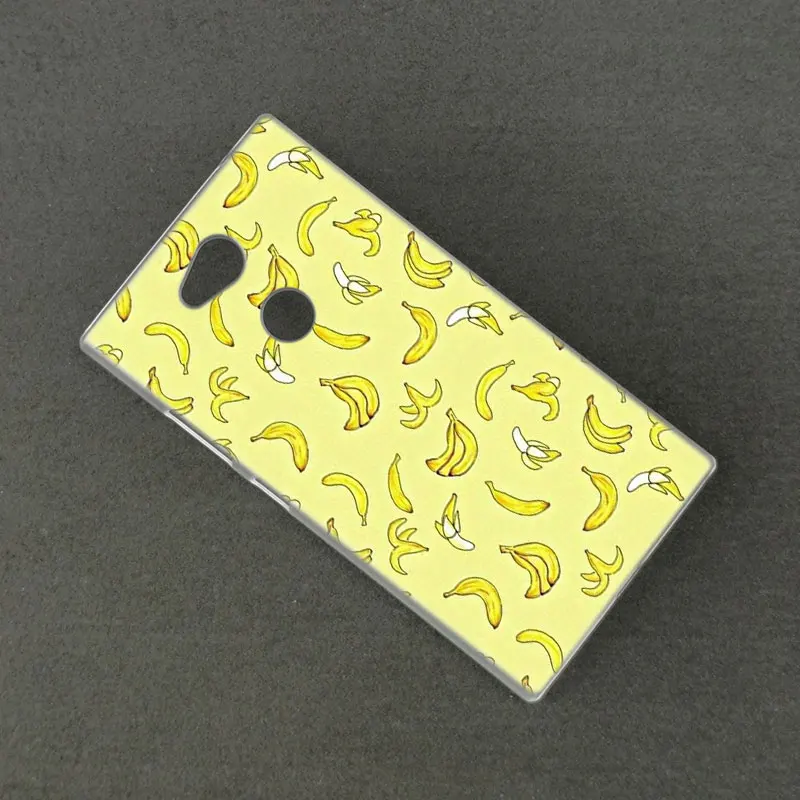 Фруктовый лимонный банановый жесткий чехол для Sony Xperia L1 L2 L3 X XA XA1 XA2 XA3 ультра 10 плюс E5 XZ XZ1 XZ2 компактный XZ3 XZ5 2 20 крышка
