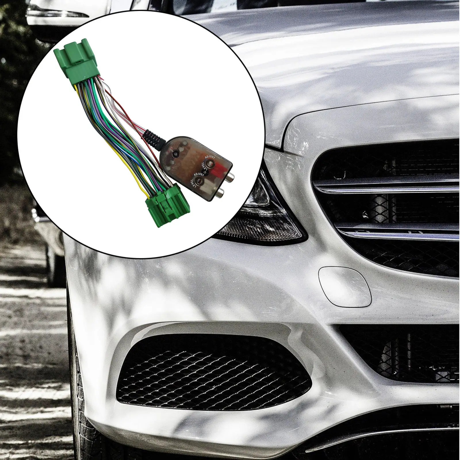 

Add An Amp Amplifier Stereo Adapter Interface Turn On Radio Wiring Harness for 2014-2019 Car Accessories