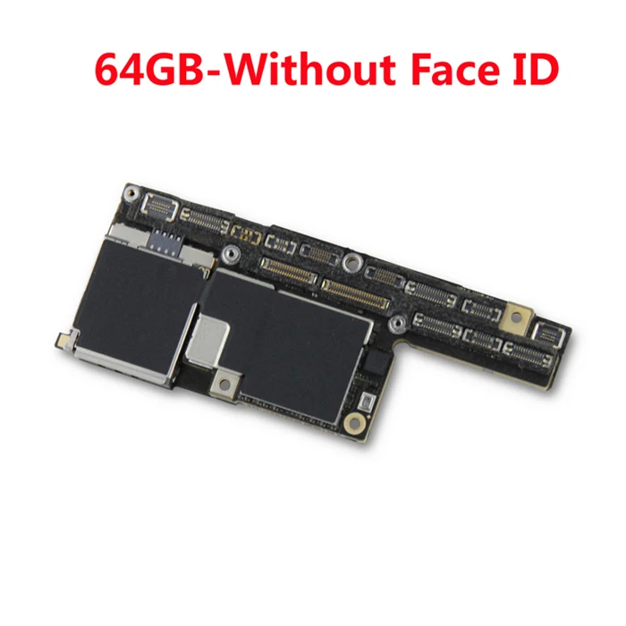 64GB-NO Face ID Бесплатный iCloud разблокированная материнская плата для iphone X 64 Гб 256 ГБ оригинальная материнская плата с/без лица ID с системой IOS материнская плата - Цвет: 64GB-NO Face ID