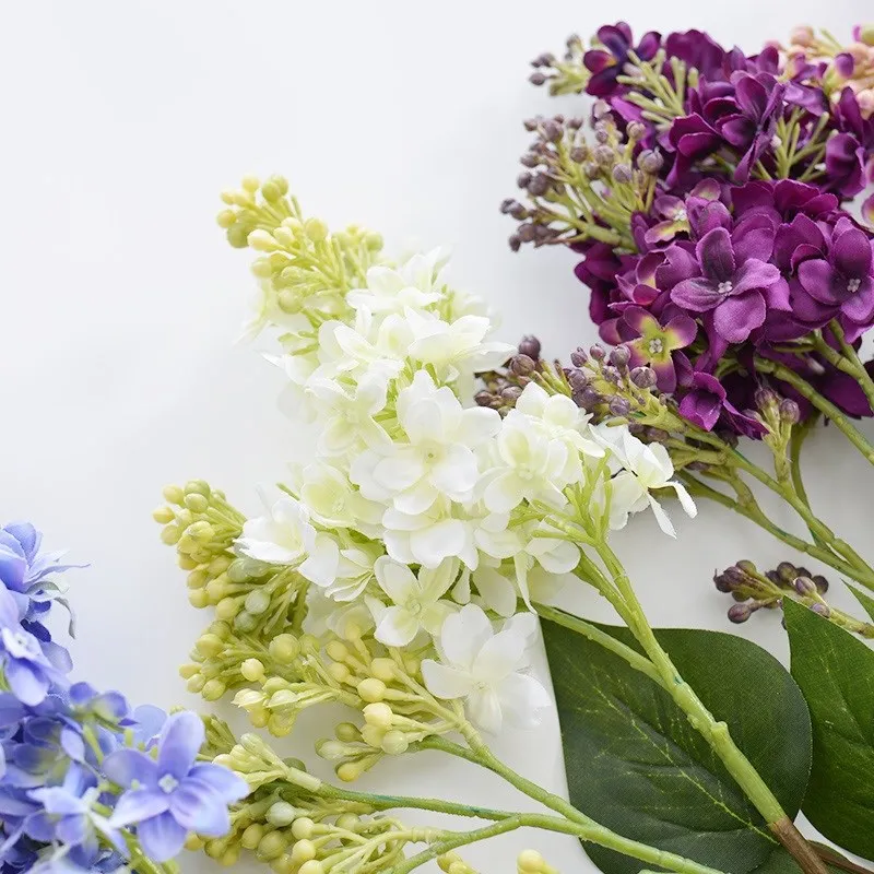 Искусственные цветы JAROWN шелковые сиреневые искусственные аксессуары для