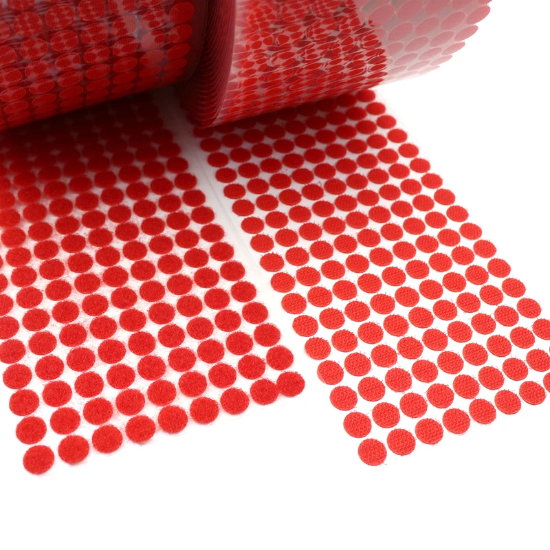 270 пар 10 мм Цветная Клейкая крепежная лента Dots крюк и петля Волшебная Наклейка