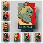 Плакат в стиле аниме Моя геройская Академия, Атака Титанов, убийца демонов, для гостиной