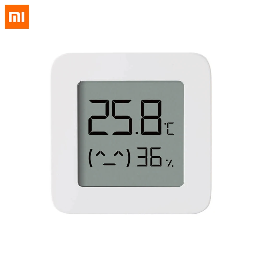 

Bluetooth-термометр Xiaomi Mijia 2, беспроводной умный электрический гигрометр, термометр, датчик влажности, работает с приложением Mijia