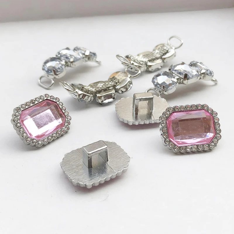 

Adapter 1970 s gem pink shoes buckle DIY decoration high and low canvas shoes to help board AF1 personality men and women