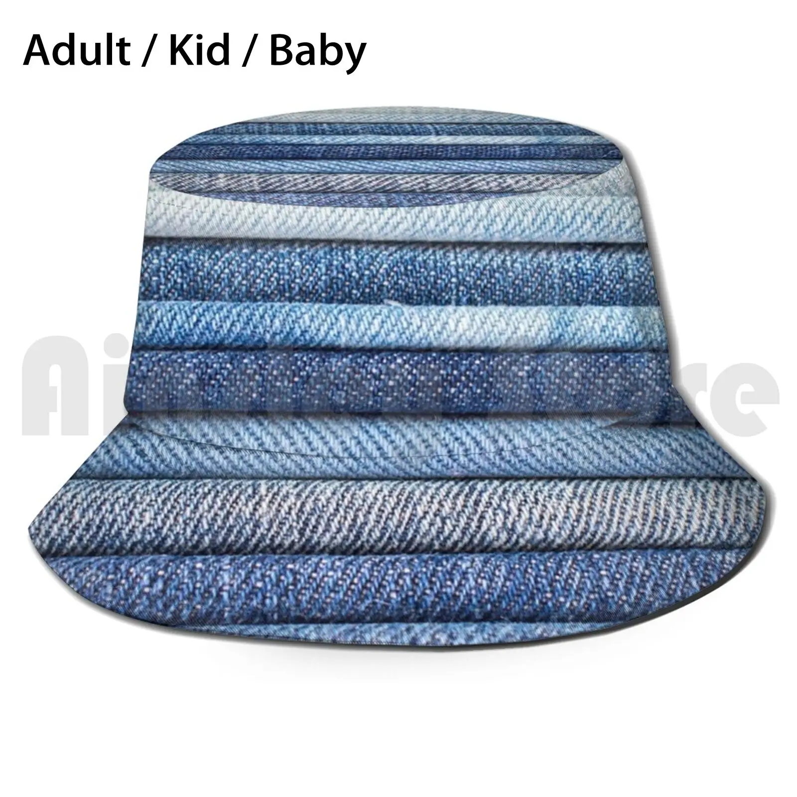 

Jeans Look Stylish Sun Hat Foldable UV Protection Jeans Look Stylish Trendy Mouth Jeans Blue Summer Autumn