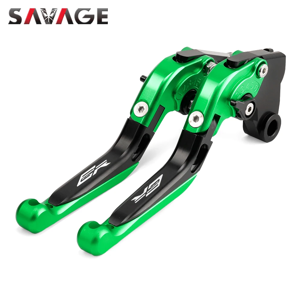 

Folding Brake Clutch Levers For KAWASAKI ZX 6R NINJA 1995-2021 ZX6R 636 2005 2013 Motorcycle CNC Handles Extendable Adjustable