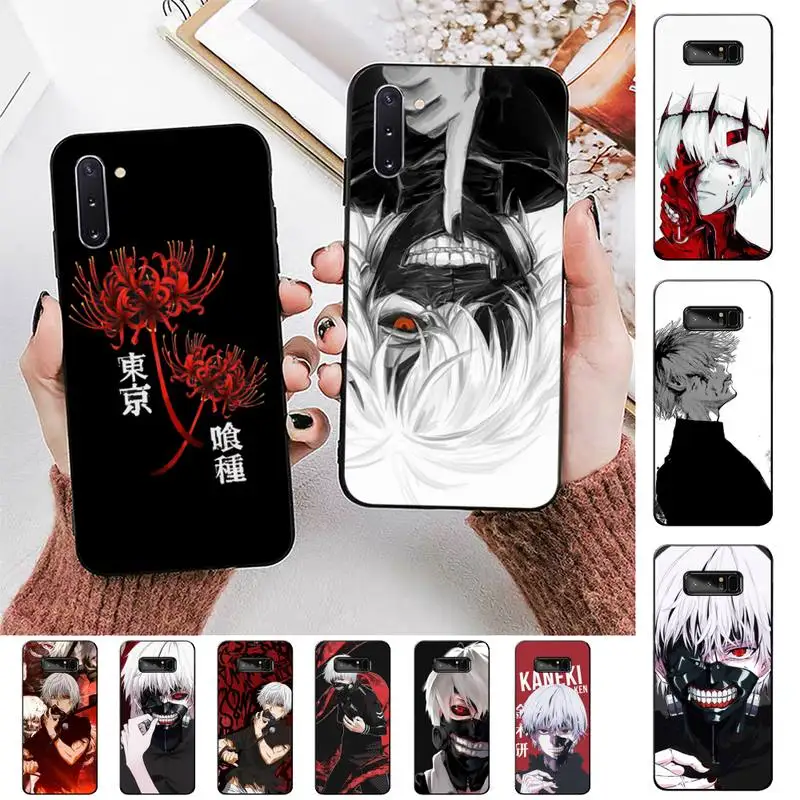 

TOPLBPCS Japanese anime Tokyo Ghoul Japan Suave Phone Case for Samsung Note 5 7 8 9 10 20 pro plus lite ultra A21 12 72