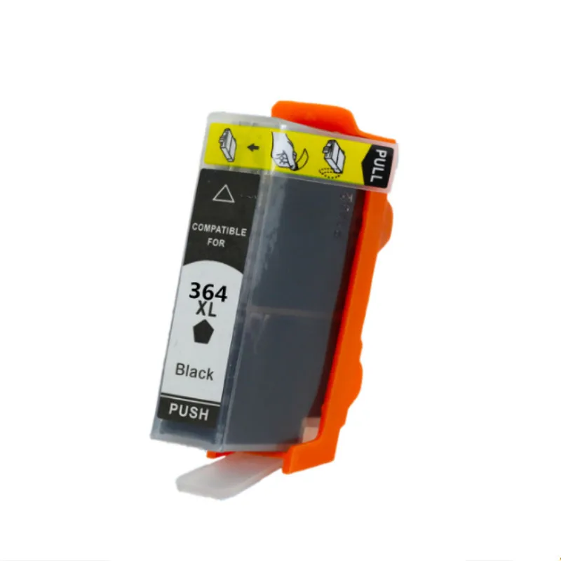 4 negro КТК 364XL 364 cartucho de tinta para Photosmart B8550 8553 C5324 5383 5380 5390 6324 6380 D5460 5468 con чип|Чернильные