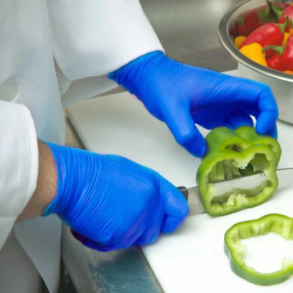 

20pcs Disposable Latex Gloves For Home Cleaning Food Gloves Universal For Left and Right Hand