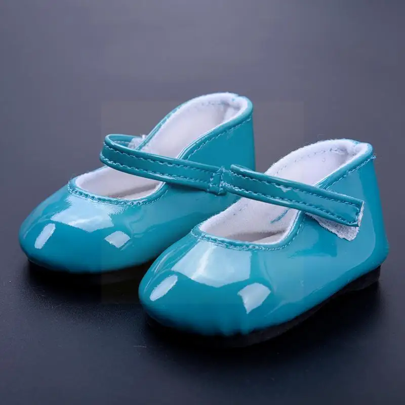 

Dongzhur Blue Dress Leather Shoes 18" Doll Shoes Accessories Toy Inch Dropship Baby 18 Handmade Doll inch Shoes C0F0