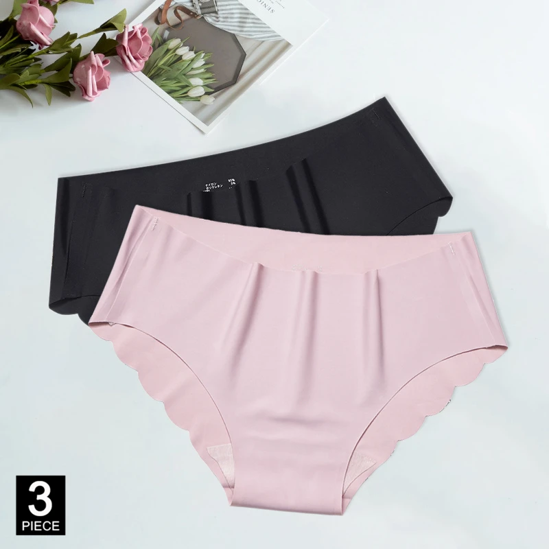 Женские трусы из вискозы бесшовные хлопковые трусики бикини 3 шт./лот|Женские