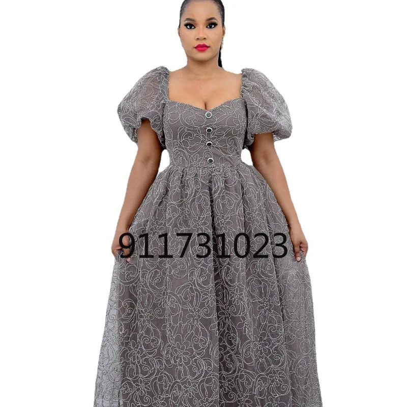 Женское длинное платье размера плюс африканские платья для женщин лето 2021