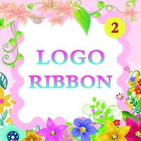 designer grosgrain ribbon custom logo brand printed foe 50yards for diy hair bows center materials handmade