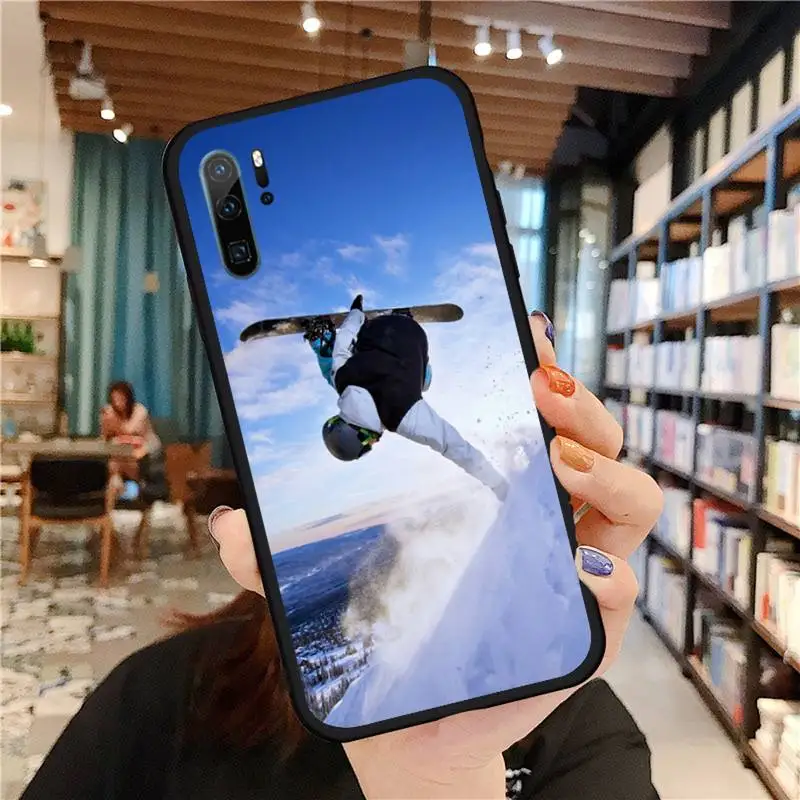 

Lavaza ski neige Snowboard Phone Case For Huawei honor 10 i lite 8x P 20 30 40 lite pro smart 2019 nova 5t mate 20 pro coque