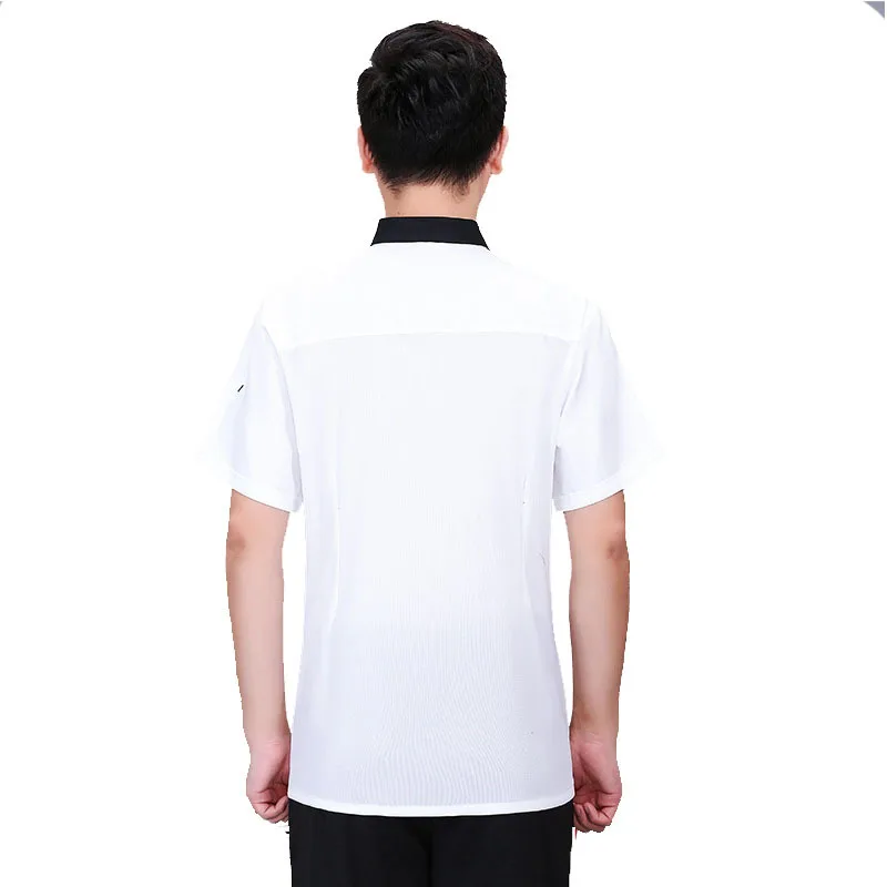 

direct selling chef's clothing short sleeve men's summer hotel catering work clothes pastry cake Western Restaurant