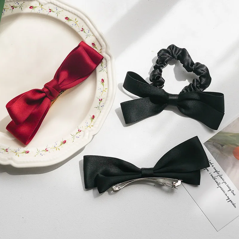 

Женская винтажная резинка для волос, с бантом