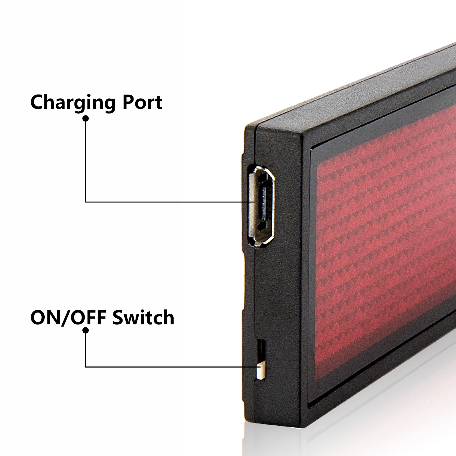 Bluetooth 48x12 точек светодиодный бейдж с магнитом и булавки + прокрутка Дисплей