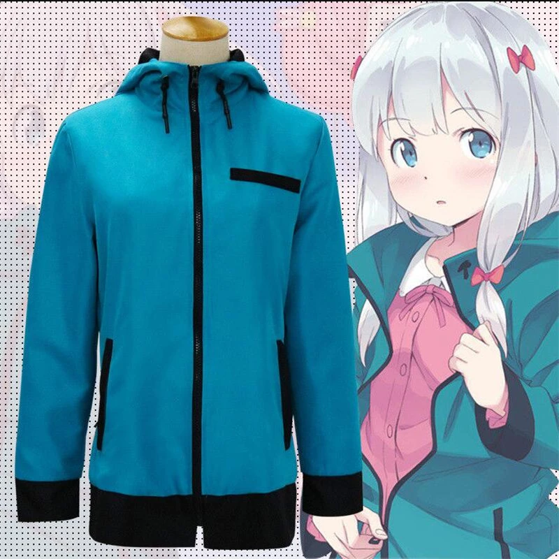 Новый аниме &quotEromanga Sensei&quot Косплэй костюмы Izumi Sagiri розовая пижама с принтом синей