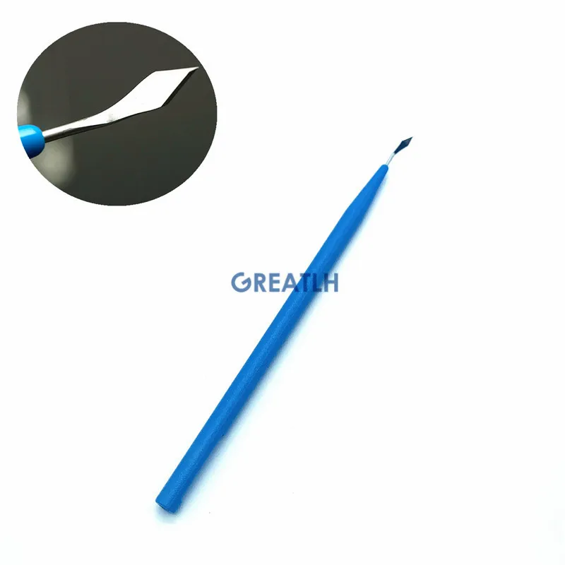 5 шт./кор. одноразовые офтальмологическая щелевая Ножи прямые лезвия