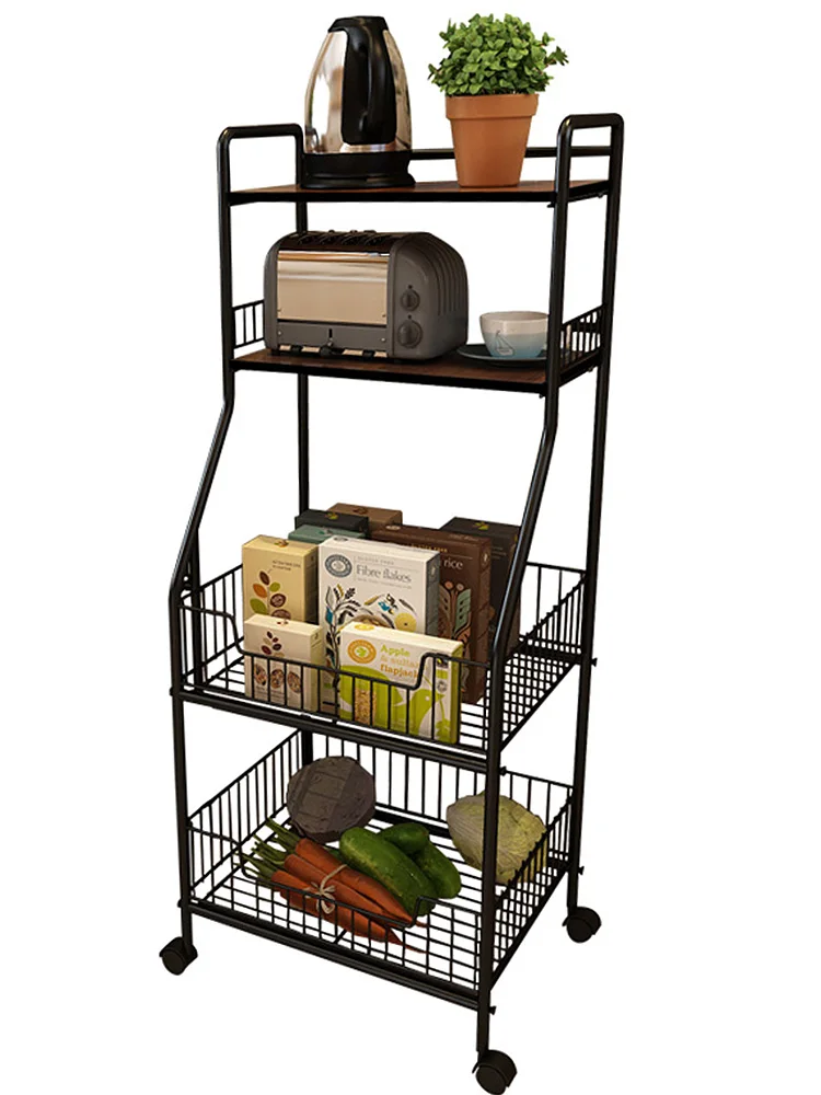 

Многоярусный стеллаж для хранения овощей в микроволновой печи, кухонный стеллаж для хранения и кухонное устройство для хранения предметов