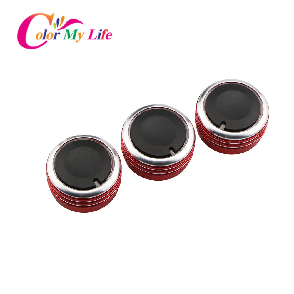 3 шт./компл. алюминиевый сплав автомобильный ручной кондиционер переключатель