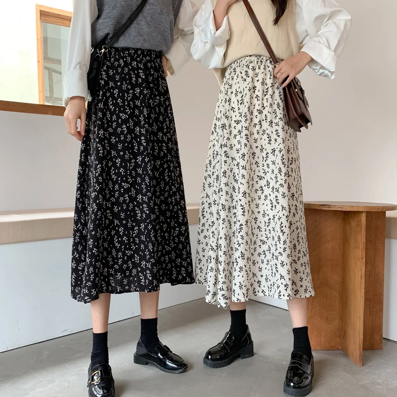 Романтичная юбка-Униформа с высокой талией для студентов | Женская одежда