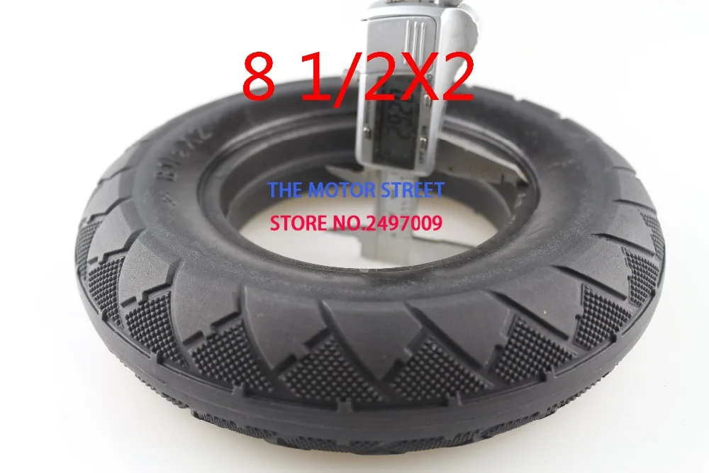 Бесплатная доставка 8 1/2x2 шины для скутера скейтборда прочные толстые колеса