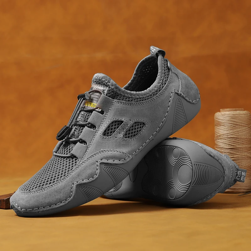 Basket Homme 2021 Summer Mens Trekking Shoes Hiking Shoes Mountain Walking Sneakers Man Auqa Sports Shoes Breathable Climbing