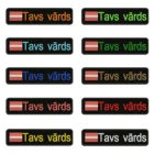 Женская Вышивка 10 х2, 5 см, индивидуальное название, значок в полоску, нашивки с утюгом или Velcros