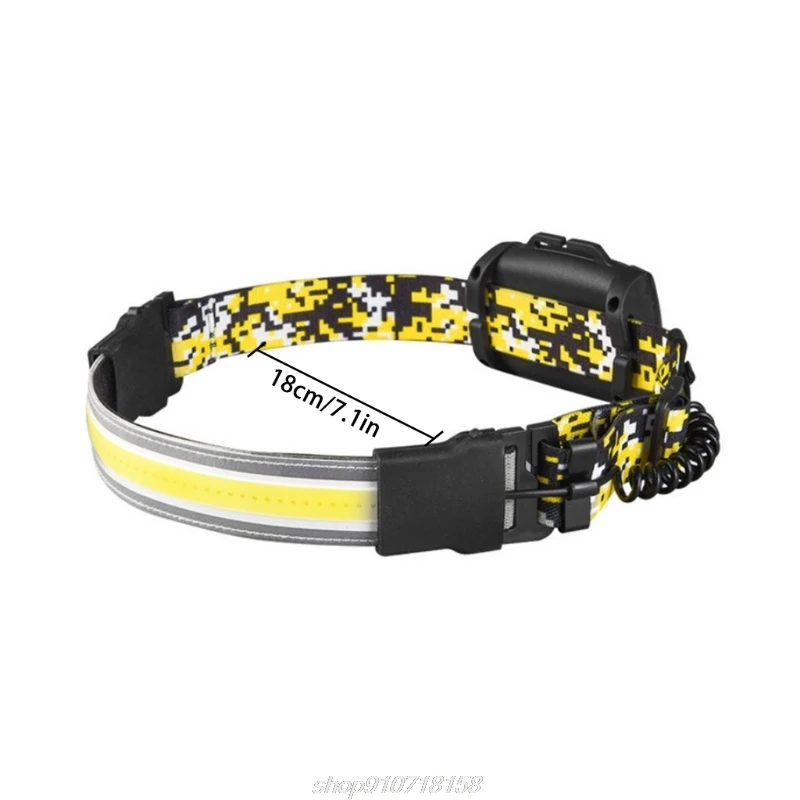 

LED Headlamp Flashlight Wide Angle Lightweight COB Battery Powered Waterproof Headband Light Perfect for Running J01 21 Dropship