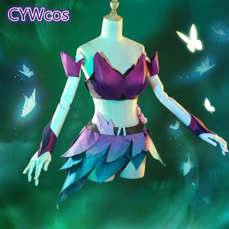 Ари LOL Elderwood женский костюм для косплея с девятью хвостами лисой Ahri сексуальные