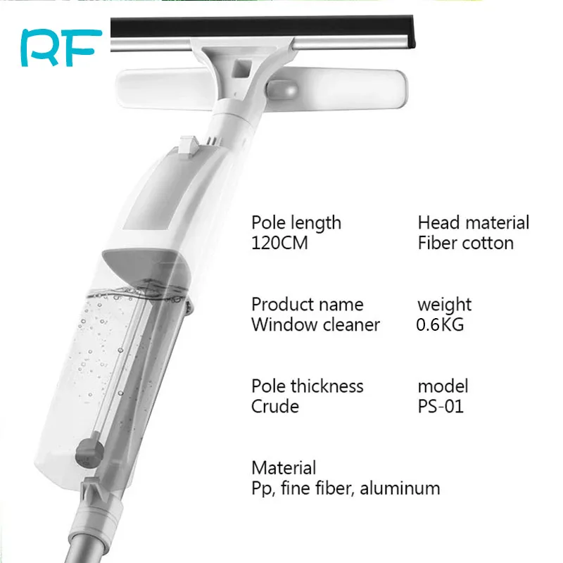 Скребок для мытья окон 3 в 1 щетка стекол из микрофибры | Дом и сад
