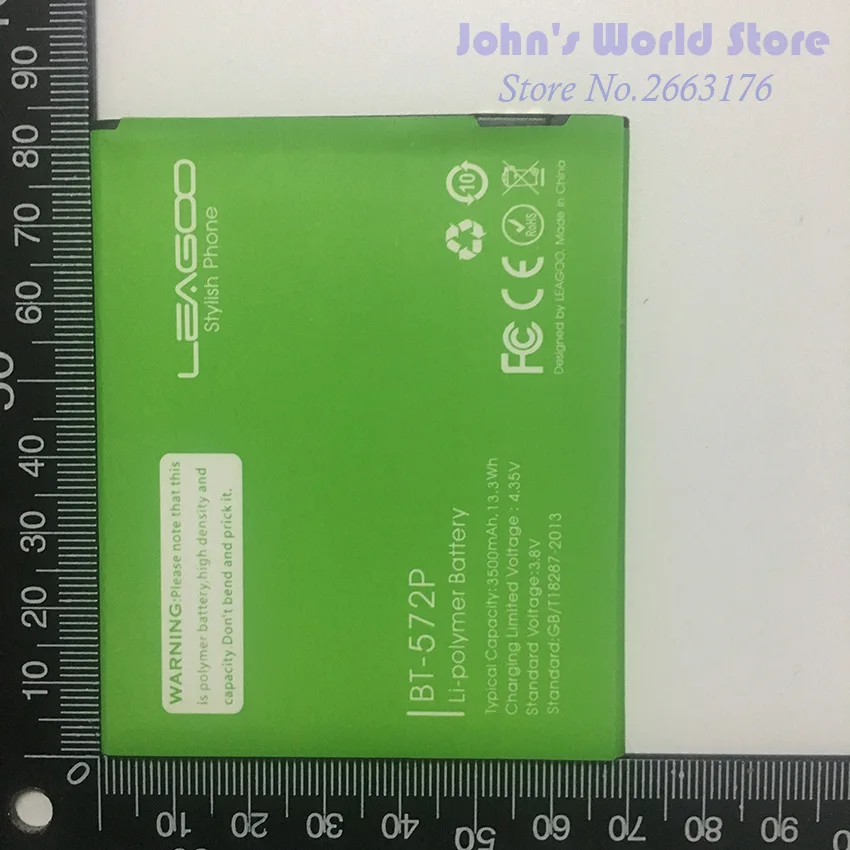 

100% Original High Quality LEAGOO M8 Battery 3500mAh Replacement for BT-572P LEAGOO M8 Battery BT572P Backup Batterie Batteria