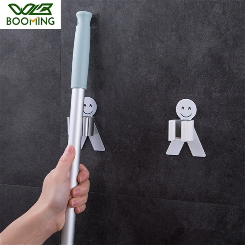 WBBOOMING в форме улыбки липкий крючок пластиковая швабра крепкие крючки для дома