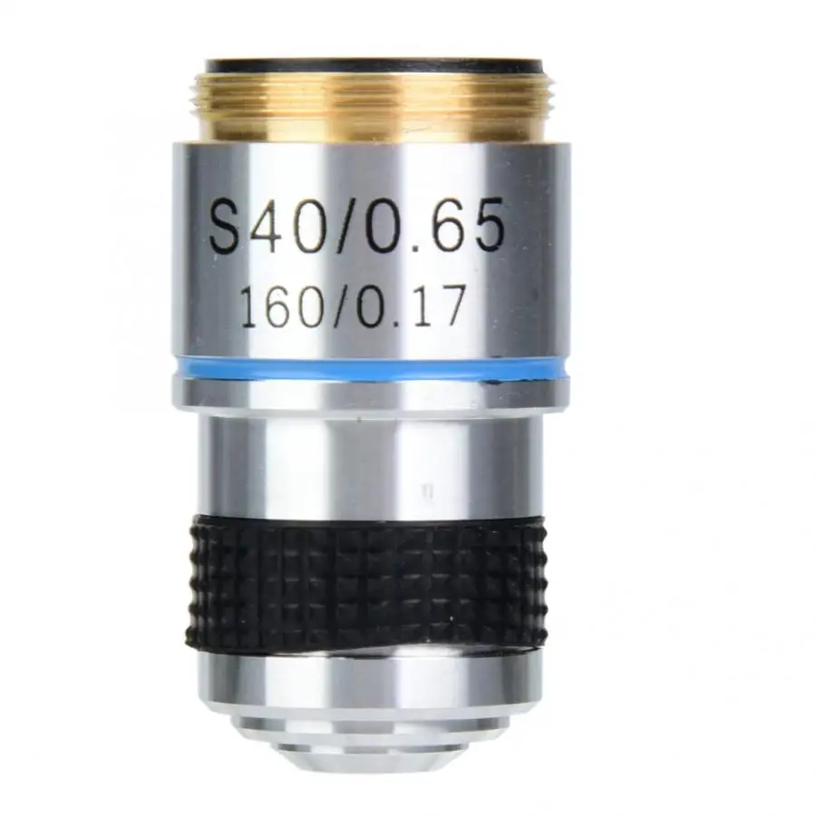 Ахроматические Объективы 40X 185 биологический микроскоп ахроматические 160/0.17