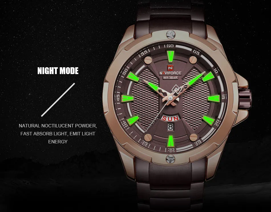Топ NAVIFORCE мужские часы брендовые Роскошные Модные Кварцевые водонепроницаемые мужские часы спортивные мужские военные наручные часы Relogio Masculino