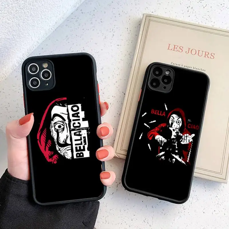 

Money Heist House Paper tv show Phone Case matte transparent For iphone 7 8 11 12 plus mini x xs xr pro max cover