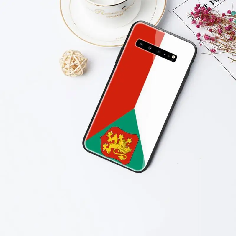 

0 Bulgaria National Flag Oil Paintting Pattern Phone Case Tempered Glass For Samsung S6 7 8 9 10 20 Plus Ultra Note8 9 10 10pro