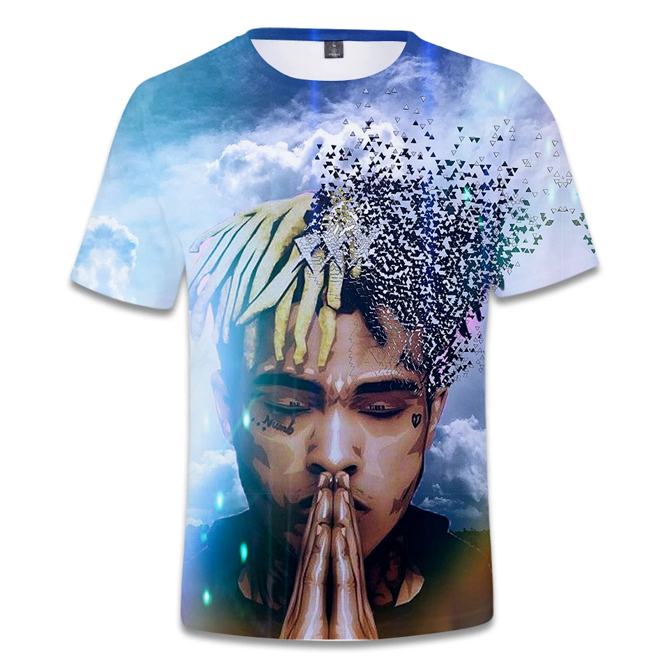 Лидер продаж Новое поступление 3D футболка Xxxtentacion для мужчин и женщин модная