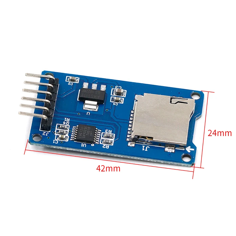 Карта Micro SD плата расширения памяти TF карты защитный модуль SPI для Arduino