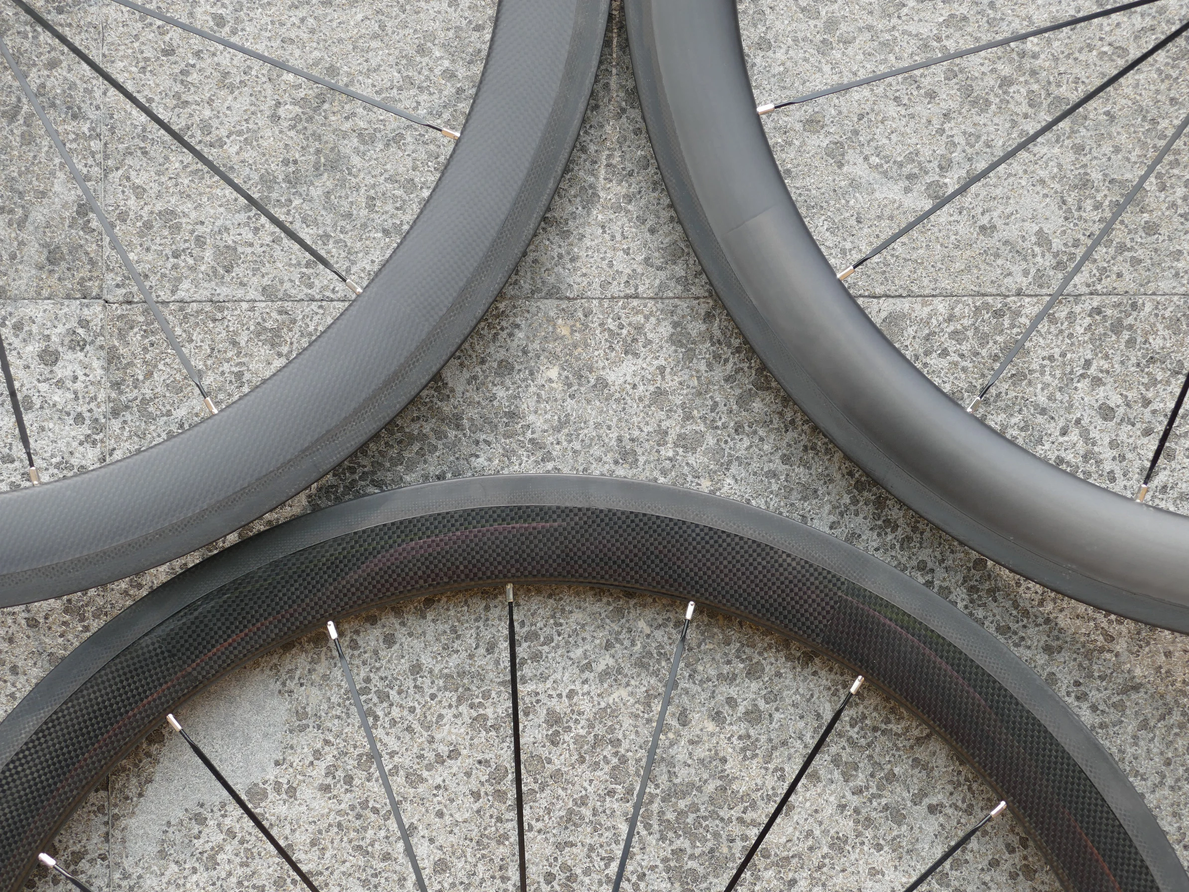 1 пара: 3 К UD полностью углеродное волокно Матовая Глянцевая шоссейная