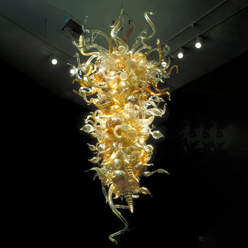 100% ручная выдувная долина Chihuly лампа светодиодный светильник тонко обработанная