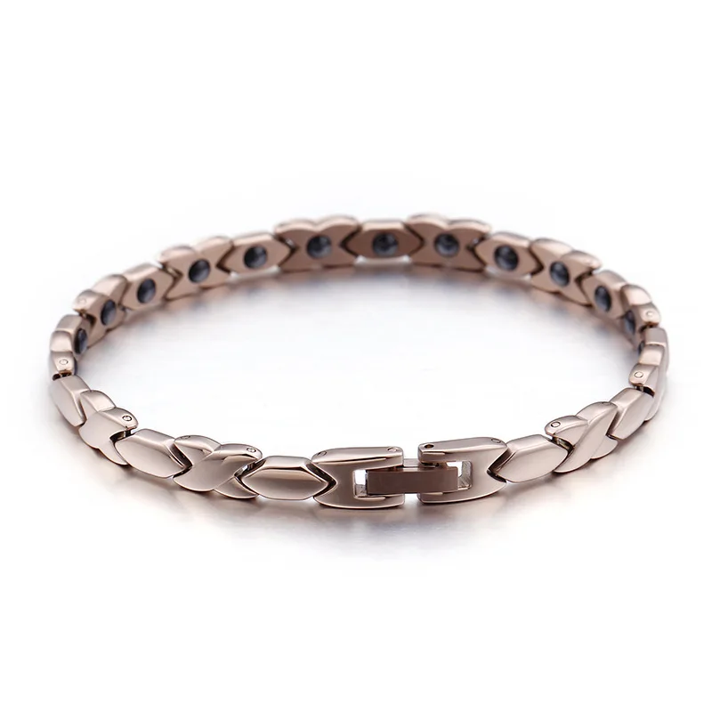 Korean fashion titanium steel jewelry with magnet bracelet