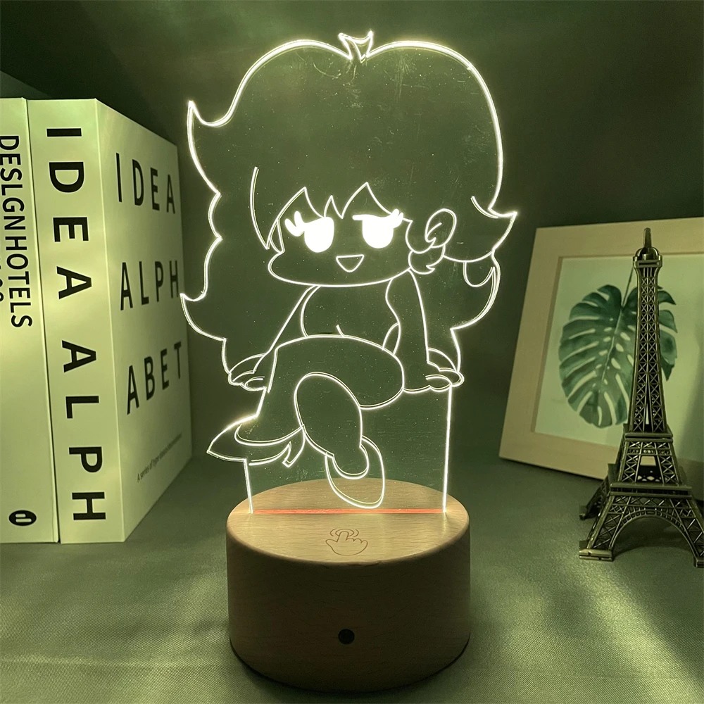 

3d Lamp Game Friday Night Funkin Girlfriend Figure for Kids Bedroom Decoration Light Child Birthday Gift Desk Led Light FNF